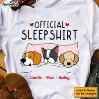 Personalized Official Sleep Dog T Shirt MR111 73O53 thumb 1