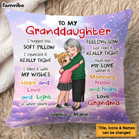 Hug This Pillow Gift: Personalized Present for Granddaughter from Grandma thumb 1