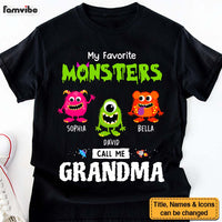 Personalized My Favorite Little Monsters Call Me Grandpa Shirt - Hoodie - Sweatshirt 25669 thumb 1