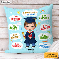 Personalized Gift For Grandkids I Am Done Kindergarten Pillow 32359 thumb 1