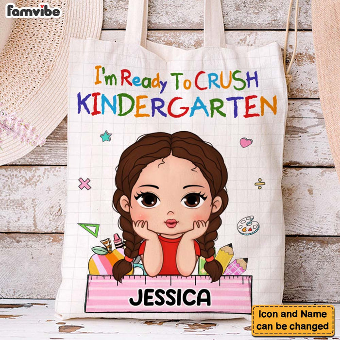 Personalized Gift For Granddaughter Ready To Back To School Tote Bag 27023 1