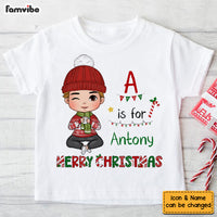 Personalized Gift For Grandson Merry Christmas Kid T Shirt 28312 thumb 1