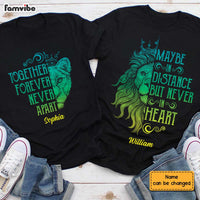 Personalized Lion King And Queen Love Couple T Shirt SB192 67O36 thumb 1
