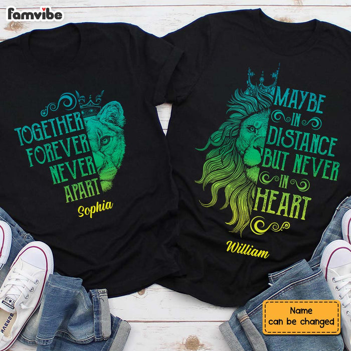 Personalized Lion King And Queen Love Couple T Shirt SB192 67O36 1