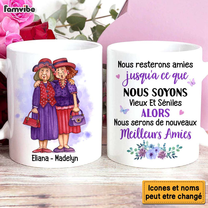 Personalized Gift For Old Friend Old And Senile French Mug 30371 1