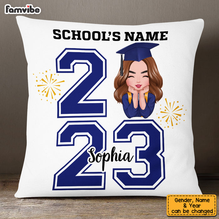 Personalized Graduation Girl Boy Pillow AP202 30O53 1