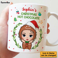 Personalized Christmas Gift For Granddaughter Hot Chocolate Mug 29944 thumb 1