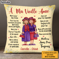 Personalized Gift For Friend À ma Vieille amie French Pillow 30441 thumb 1
