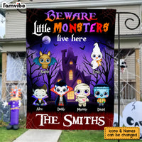 Personalized Halloween Gift For Family Little Monsters Flag 28531 thumb 1