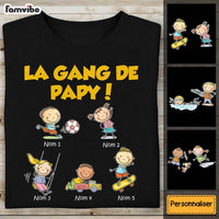 Personalized Grandpa Sport French Papa Grand-père T Shirt AP1411 95O58 thumb 1