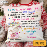 Personalized Easter Granddaughter Pillow JR204 30O53 thumb 1