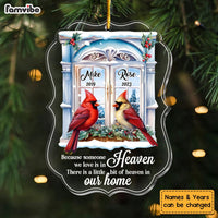 Personalized Memorial Gift Window Cardinal Ornament 29473 thumb 1