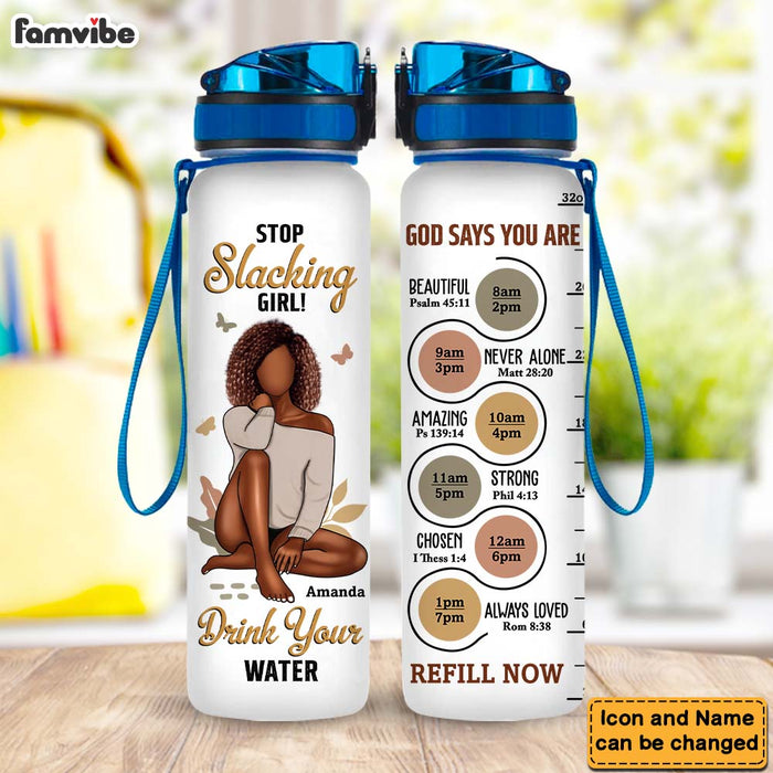 Personalized Gift For Daughter God Says You Are Bible Verses Tracker Bottle 26827 1
