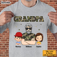 Personalized Gift For Grandpa Camo Shirt - Hoodie - Sweatshirt 33512 thumb 1