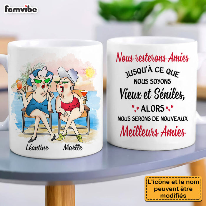 Personalized Gift For Friends French Old And Senile Mug 30385 1