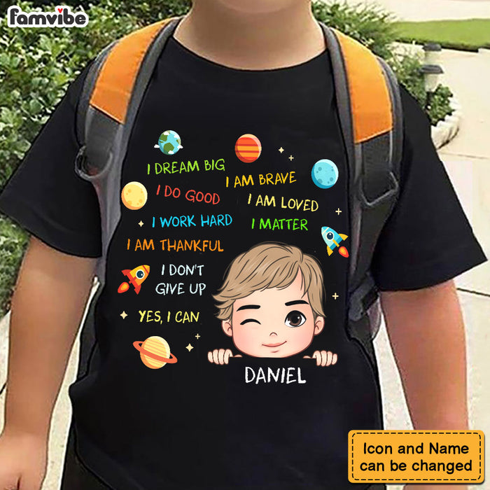 Personalized I Dream Big Grandson Kid T Shirt 28216 28707 1