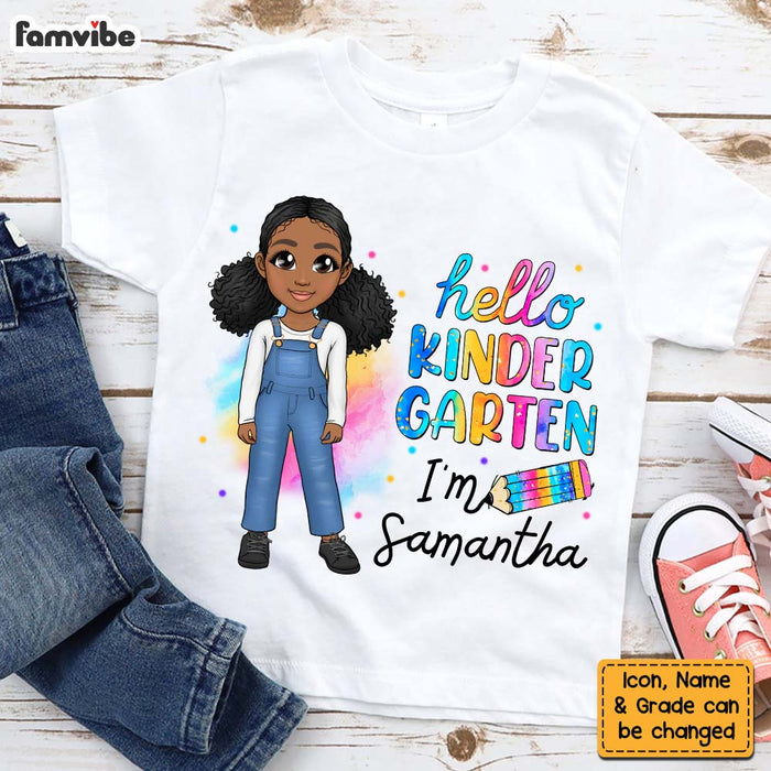 Personalized Back To School Gift For Granddaughter Kid T Shirt 27628 1