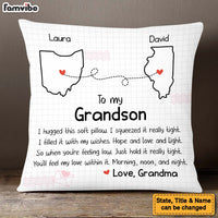 Personalized Granddaughter Long Distance Hug This Drawing Pillow AP63 30O47 thumb 1