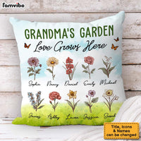 Personalized Gift For Grandma Garden Love Grow Here Pillow 31396 thumb 1