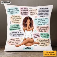 Personalized Christian Affirmations Inspirational Bible Verse Pillow OB181 32O53 thumb 1