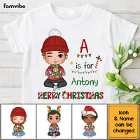 Personalized Gift For Grandson Merry Christmas Kid T Shirt 28312 thumb 1