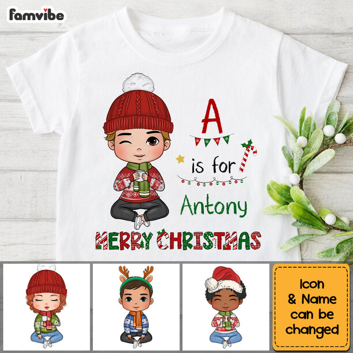 Personalized Gift For Grandson Merry Christmas Kid T Shirt 28312 1