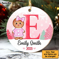 Personalized Son Daughter Christmas Circle Ornament OB71 85O47 thumb 1