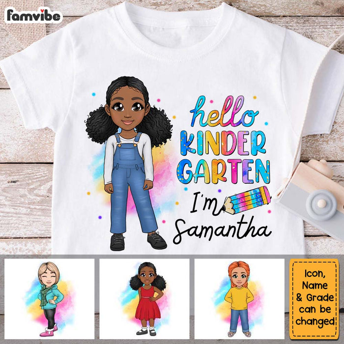 Personalized Back To School Gift For Granddaughter Kid T Shirt 27628 1