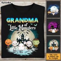 Personalized Halloween Gift For Grandma Of Little Monsters Shirt - Hoodie - Sweatshirt 27860 thumb 1