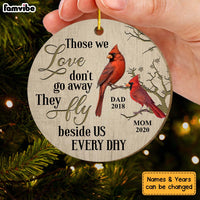Personalized Cardinal Memorial Mom Dad Ornament SB59 81O58 thumb 1