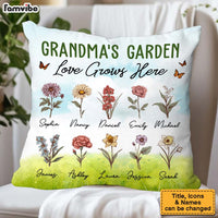 Personalized Gift For Grandma Garden Love Grow Here Pillow 31396 thumb 1