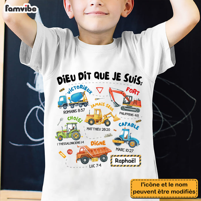 Personalized Gift For Grandkid French God Says I Am Kid T Shirt - Kid Hoodie - Kid Sweatshirt 30121 1