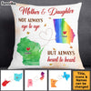 Personalized Gift For Daughter Always Heart To Heart Long Distance Gift Pillow 27539 1