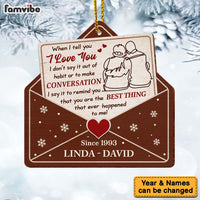 Personalized Gift For Couple 30th Anniversary When I Tell You  I Love You Ornament 29188 thumb 1