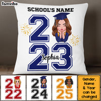Personalized Graduation Girl Boy Pillow AP202 30O53 thumb 1