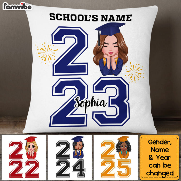 Personalized Graduation Girl Boy Pillow AP202 30O53 1