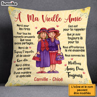 Personalized Gift For Friend À ma Vieille amie French Pillow 30441 thumb 1