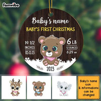 Personalized Baby First Christmas  Ornament OB56 85O57 thumb 1