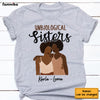 Personalized Sisters Forever BWA White T Shirt JL232 28O53 1