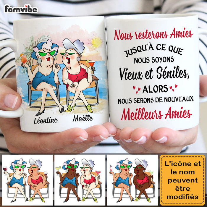 Personalized Gift For Friends French Old And Senile Mug 30385 1