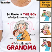 Personalized Grandma Mom T Shirt MR261 26O47 thumb 1