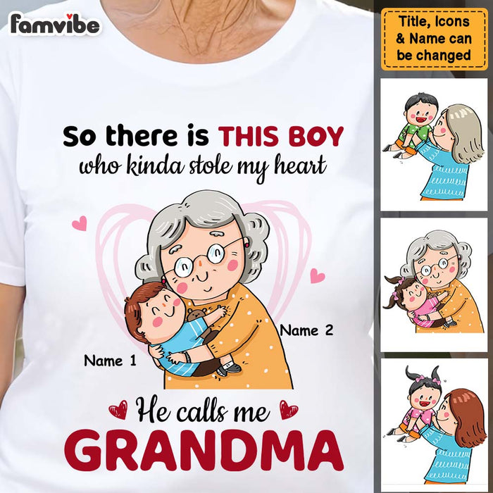 Personalized Grandma Mom T Shirt MR261 26O47 1