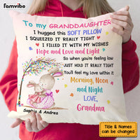 Personalized Easter Granddaughter Pillow JR204 30O53 thumb 1