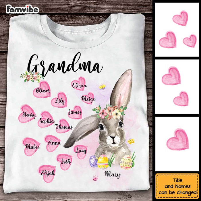 Personalized Gift For Grandma Easter Rabbit Shirt - Hoodie - Sweatshirt 31725 1