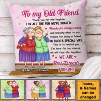 Personalized Gift To My Old Friend Pillow 30853 thumb 1