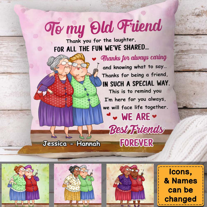 Personalized Gift To My Old Friend Pillow 30853 1