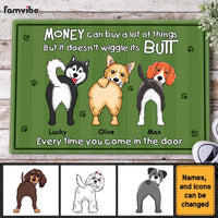 Personalized Gift Dog Wiggle Butt Every Time You Come In The Door Doormat 29929 thumb 1