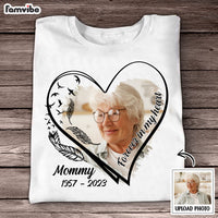 Personalized Memorial Gift Forever In My Heart Photo Shirt - Hoodie - Sweatshirt 31566 thumb 1