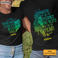 Personalized Lion King And Queen Love Couple T Shirt SB192 67O36 thumb 1