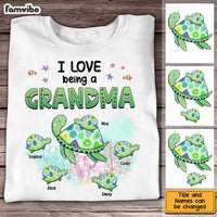 Personalized Gift For Grandma I Love Being A Grandma Sea Turtle Shirt - Hoodie - Sweatshirt 26896 thumb 1